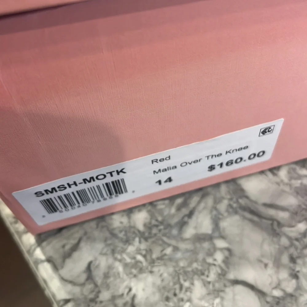 New in Box SMASH Malia over knee boots